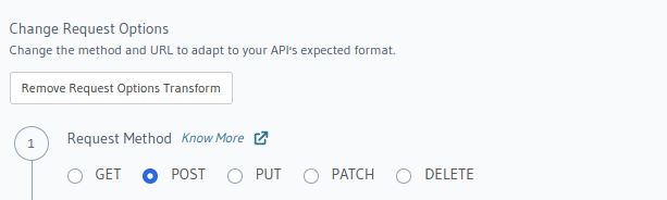 Change request method